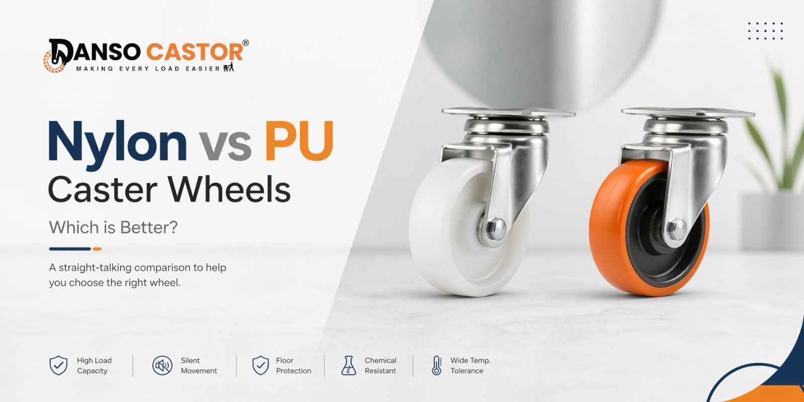 Benefits of Using Stainless Steel Casters in Food Processing Industry